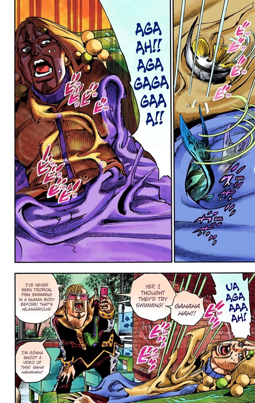 JoJo's Bizarre Adventure Part 8 - JoJolion (Official Colored) Chapter 54 page 4 - Chapter 54: Walking Heart
