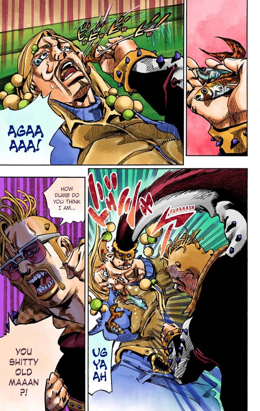 JoJo's Bizarre Adventure Part 8 - JoJolion (Official Colored) Chapter 54 page 7 - Chapter 54: Walking Heart