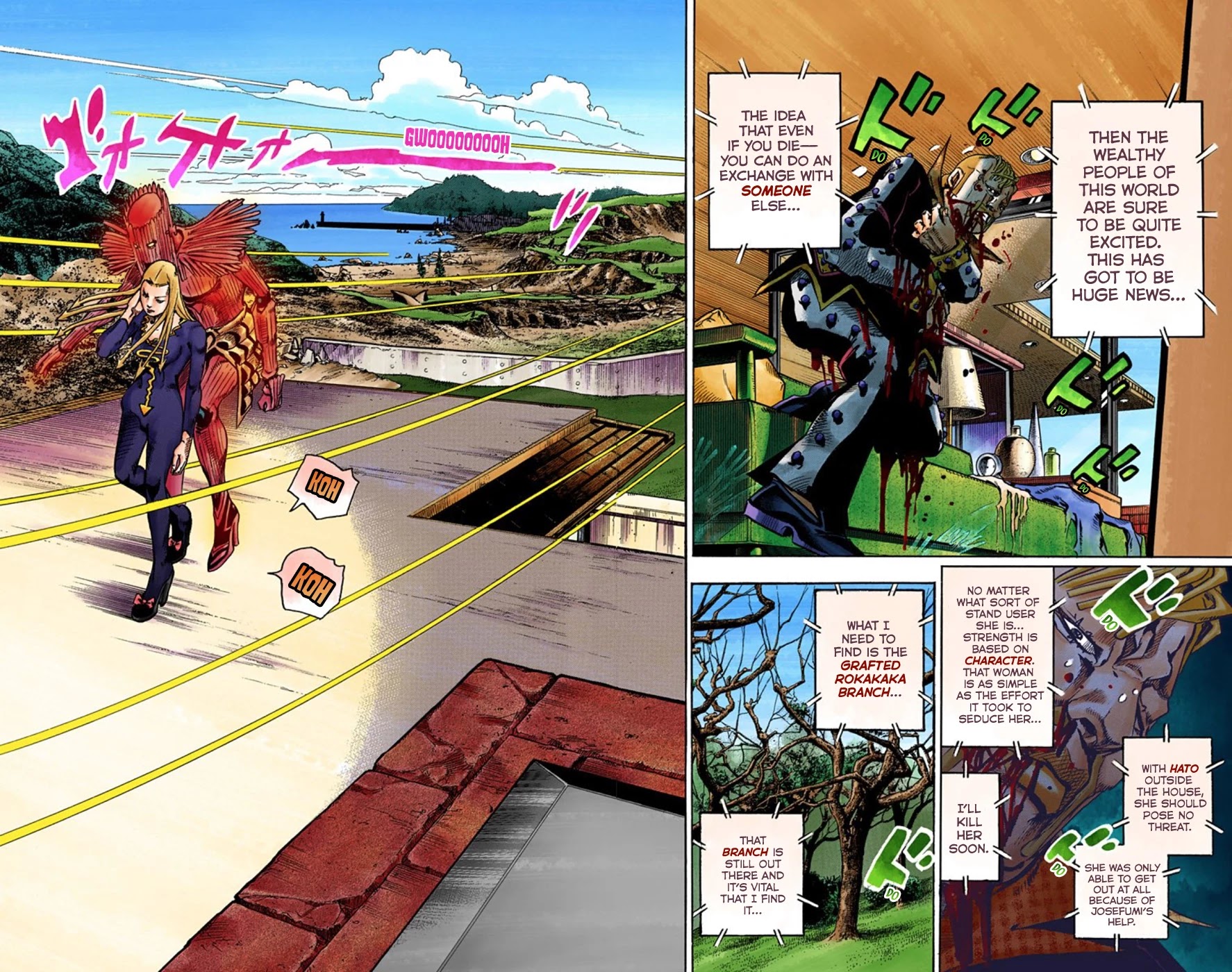 JoJo's Bizarre Adventure Part 8 - JoJolion (Official Colored) Chapter 55 page 11 - Chapter 55: Walking Heart, Breaking Heart