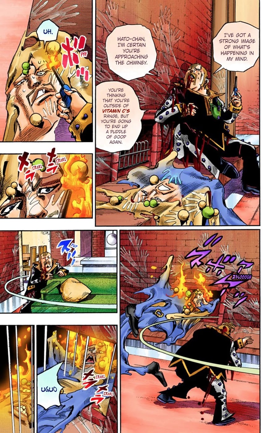 JoJo's Bizarre Adventure Part 8 - JoJolion (Official Colored) Chapter 55 page 15 - Chapter 55: Walking Heart, Breaking Heart