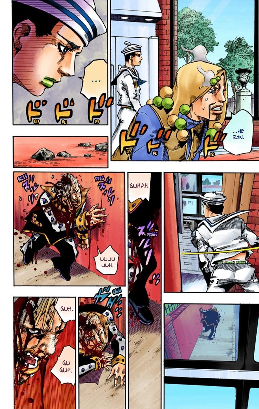 JoJo's Bizarre Adventure Part 8 - JoJolion (Official Colored) Chapter 55 page 22 - Chapter 55: Walking Heart, Breaking Heart