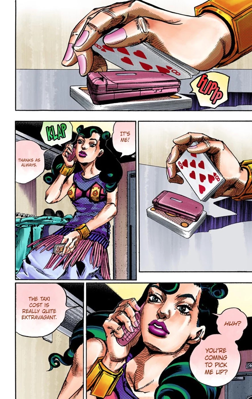 JoJo's Bizarre Adventure Part 8 - JoJolion (Official Colored) Chapter 55 page 36 - Chapter 55: Walking Heart, Breaking Heart