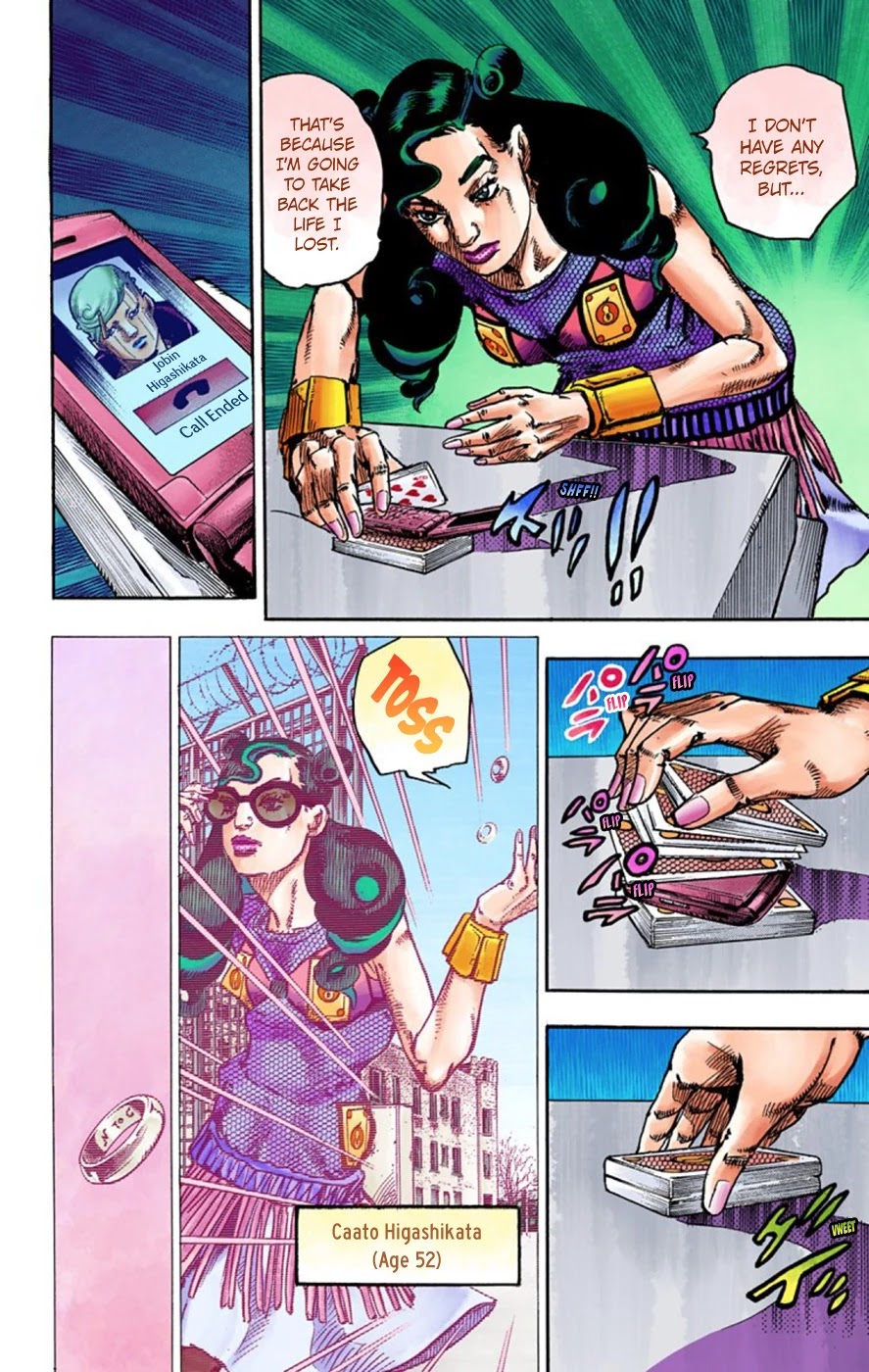 JoJo's Bizarre Adventure Part 8 - JoJolion (Official Colored) Chapter 55 page 38 - Chapter 55: Walking Heart, Breaking Heart