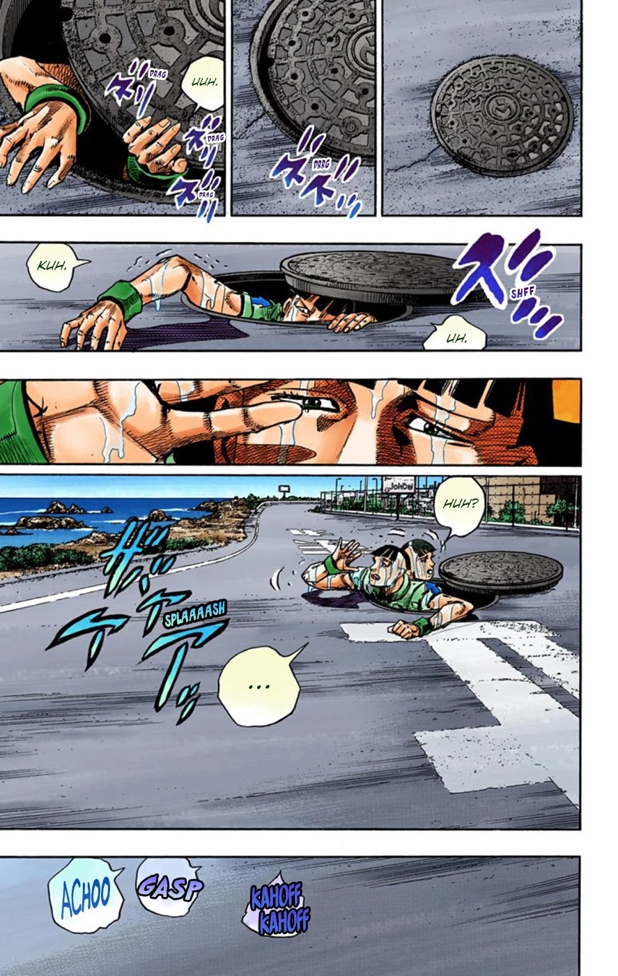 JoJo's Bizarre Adventure Part 8 - JoJolion (Official Colored) Chapter 55 page 39 - Chapter 55: Walking Heart, Breaking Heart