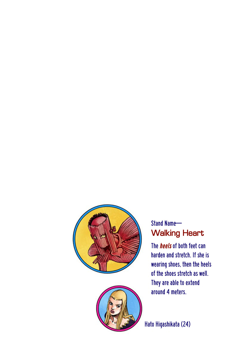 JoJo's Bizarre Adventure Part 8 - JoJolion (Official Colored) Chapter 55 page 40 - Chapter 55: Walking Heart, Breaking Heart