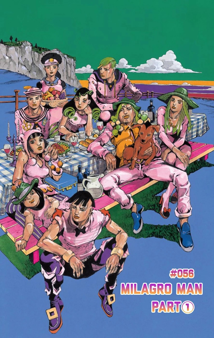 JoJo's Bizarre Adventure Part 8 - JoJolion (Official Colored) Chapter 56 page 1 - Chapter 56: Milagro Man Part 1