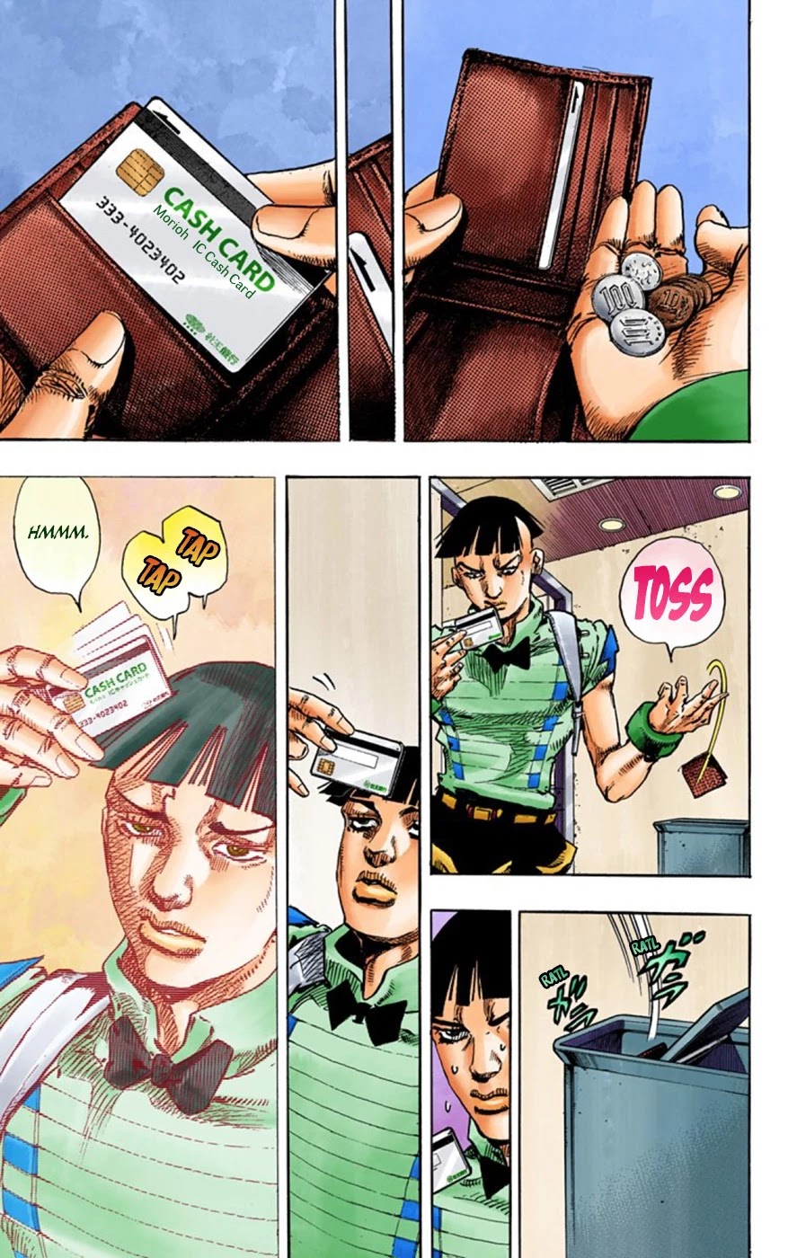 JoJo's Bizarre Adventure Part 8 - JoJolion (Official Colored) Chapter 56 page 11 - Chapter 56: Milagro Man Part 1