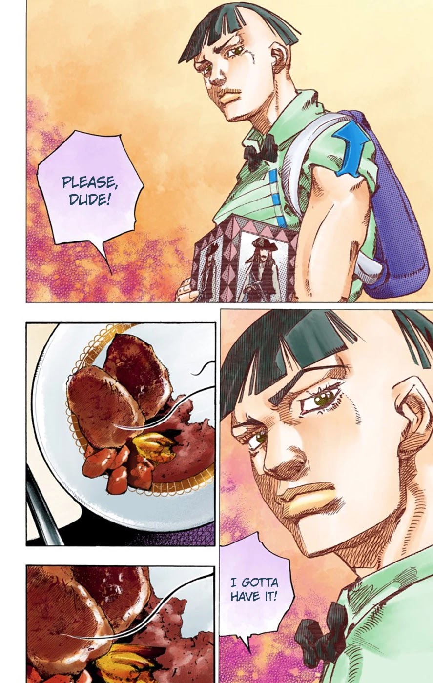 JoJo's Bizarre Adventure Part 8 - JoJolion (Official Colored) Chapter 56 page 22 - Chapter 56: Milagro Man Part 1
