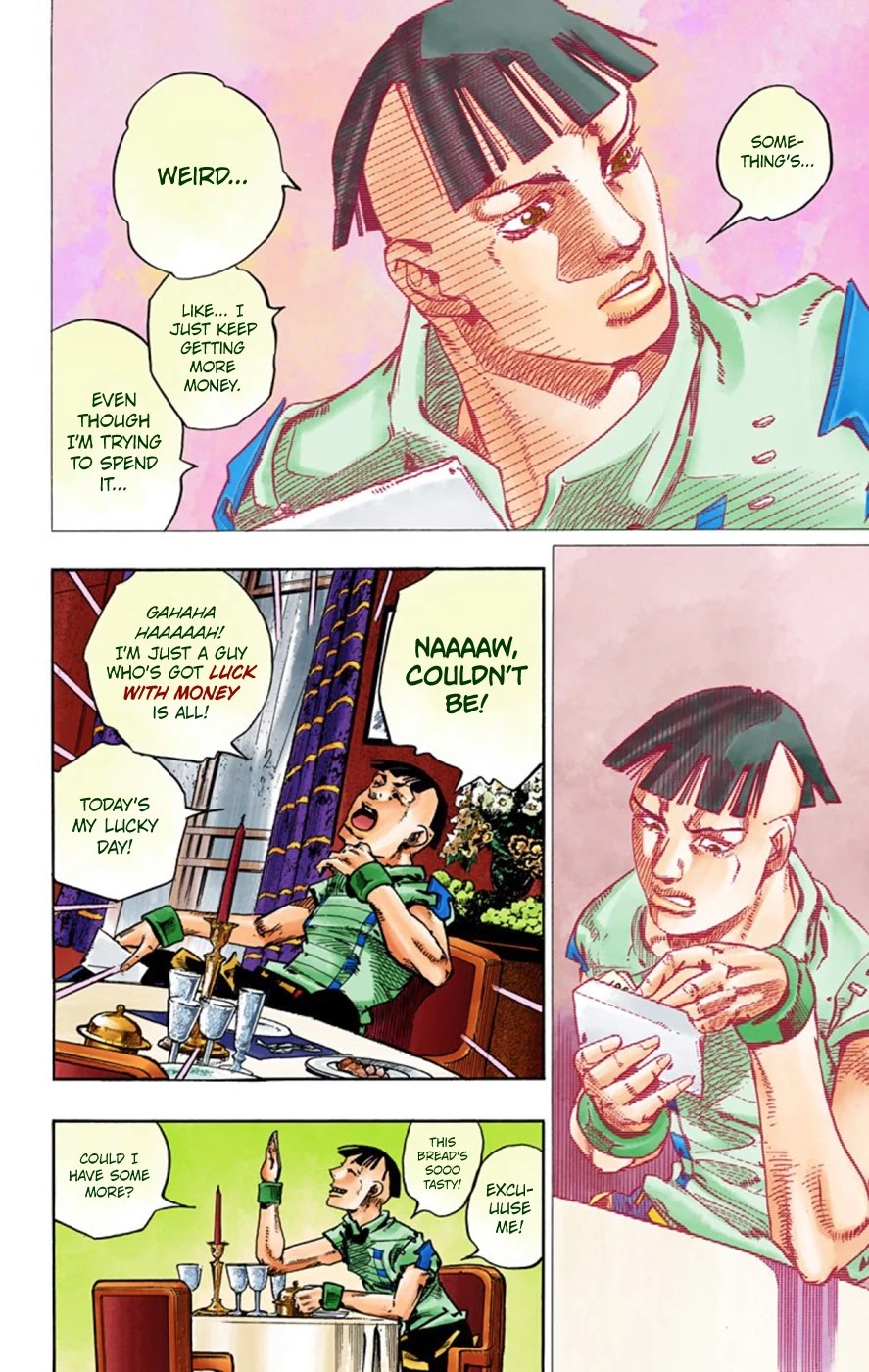 JoJo's Bizarre Adventure Part 8 - JoJolion (Official Colored) Chapter 56 page 24 - Chapter 56: Milagro Man Part 1