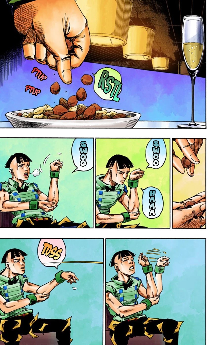 JoJo's Bizarre Adventure Part 8 - JoJolion (Official Colored) Chapter 56 page 25 - Chapter 56: Milagro Man Part 1