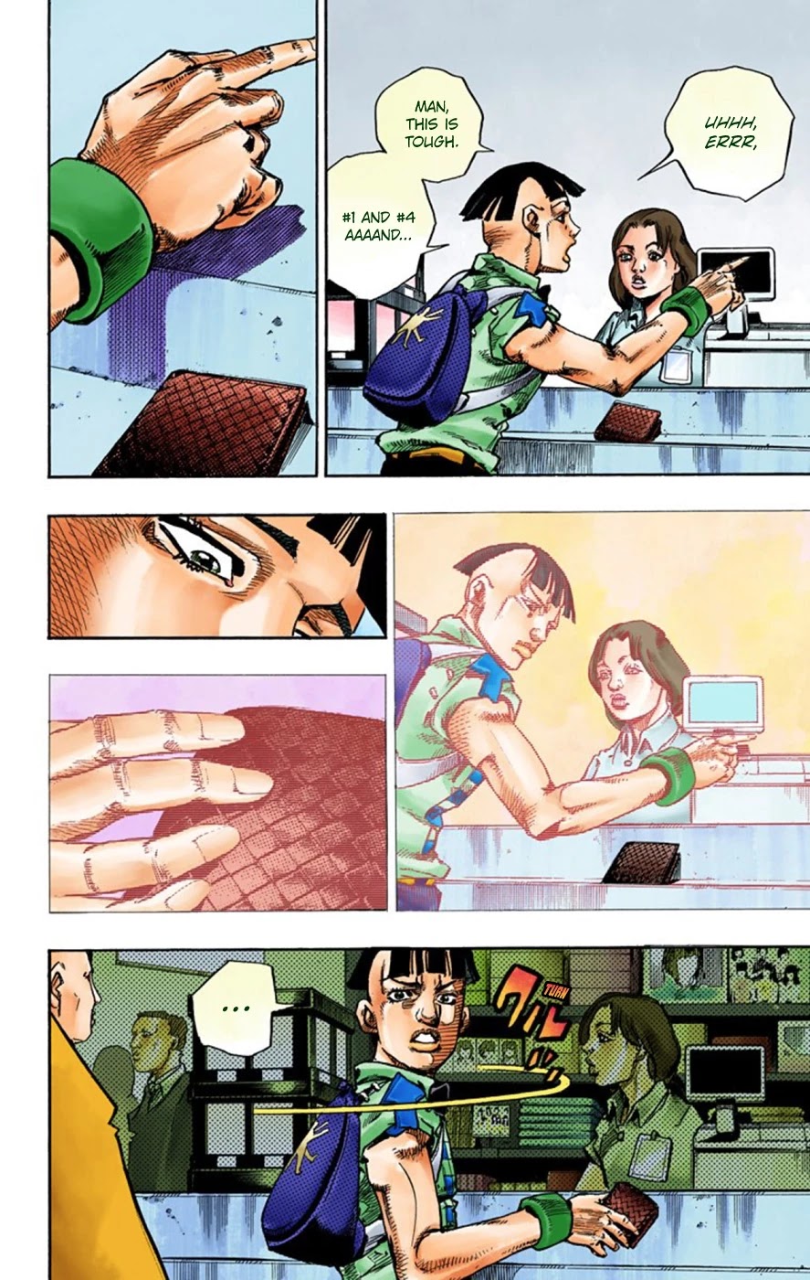JoJo's Bizarre Adventure Part 8 - JoJolion (Official Colored) Chapter 56 page 8 - Chapter 56: Milagro Man Part 1