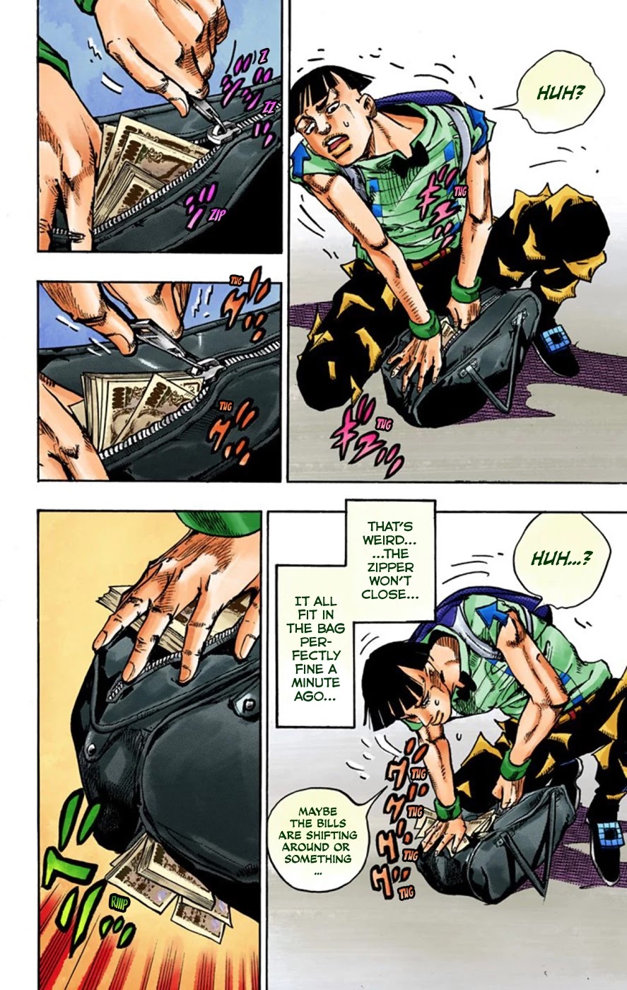 JoJo's Bizarre Adventure Part 8 - JoJolion (Official Colored) Chapter 57 page 10 - Chapter 57: Milagro Man Part 2