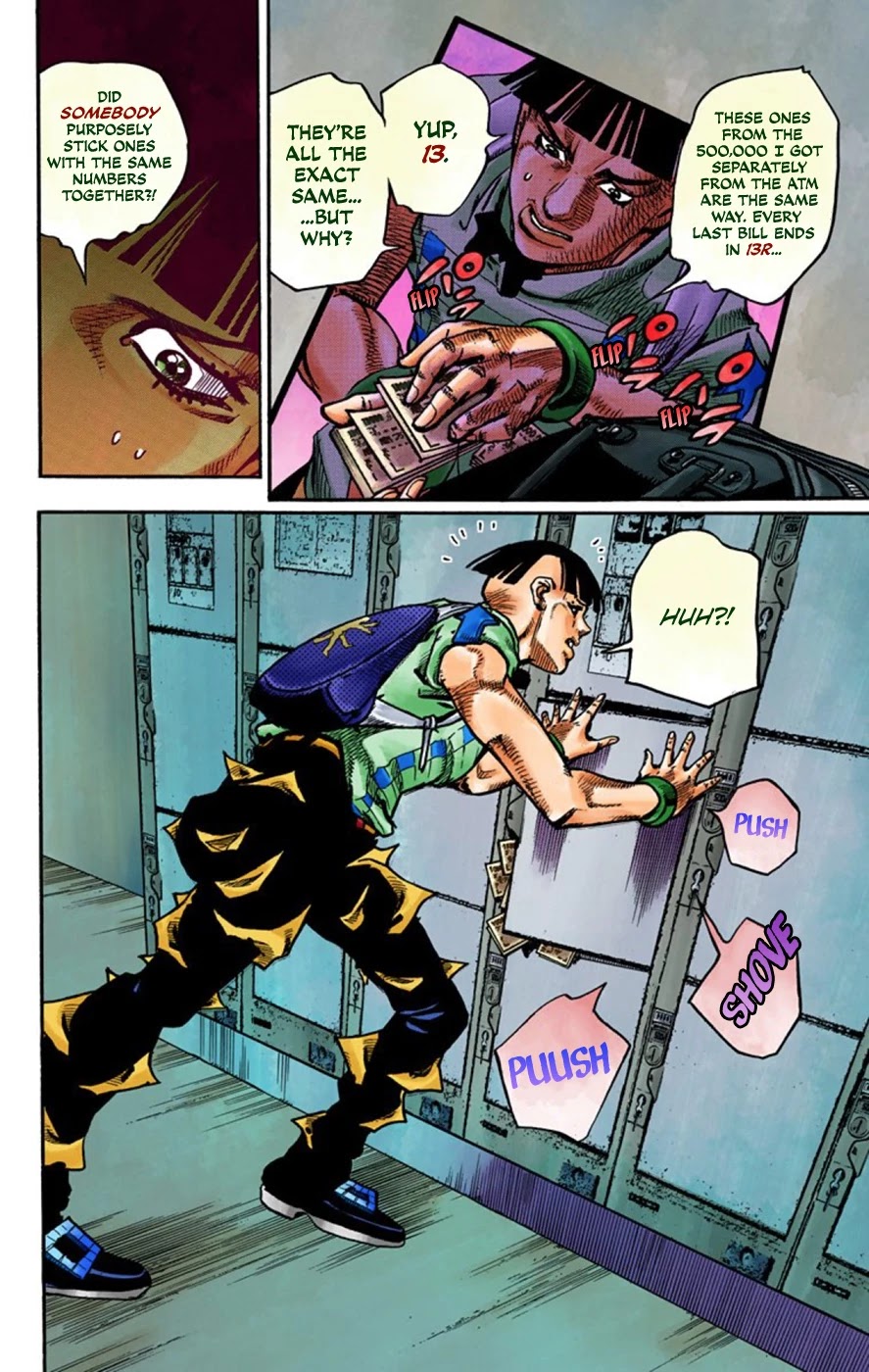 JoJo's Bizarre Adventure Part 8 - JoJolion (Official Colored) Chapter 57 page 14 - Chapter 57: Milagro Man Part 2