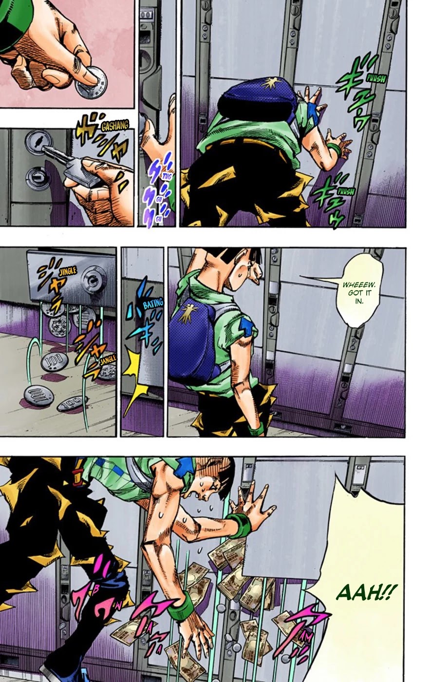 JoJo's Bizarre Adventure Part 8 - JoJolion (Official Colored) Chapter 57 page 15 - Chapter 57: Milagro Man Part 2