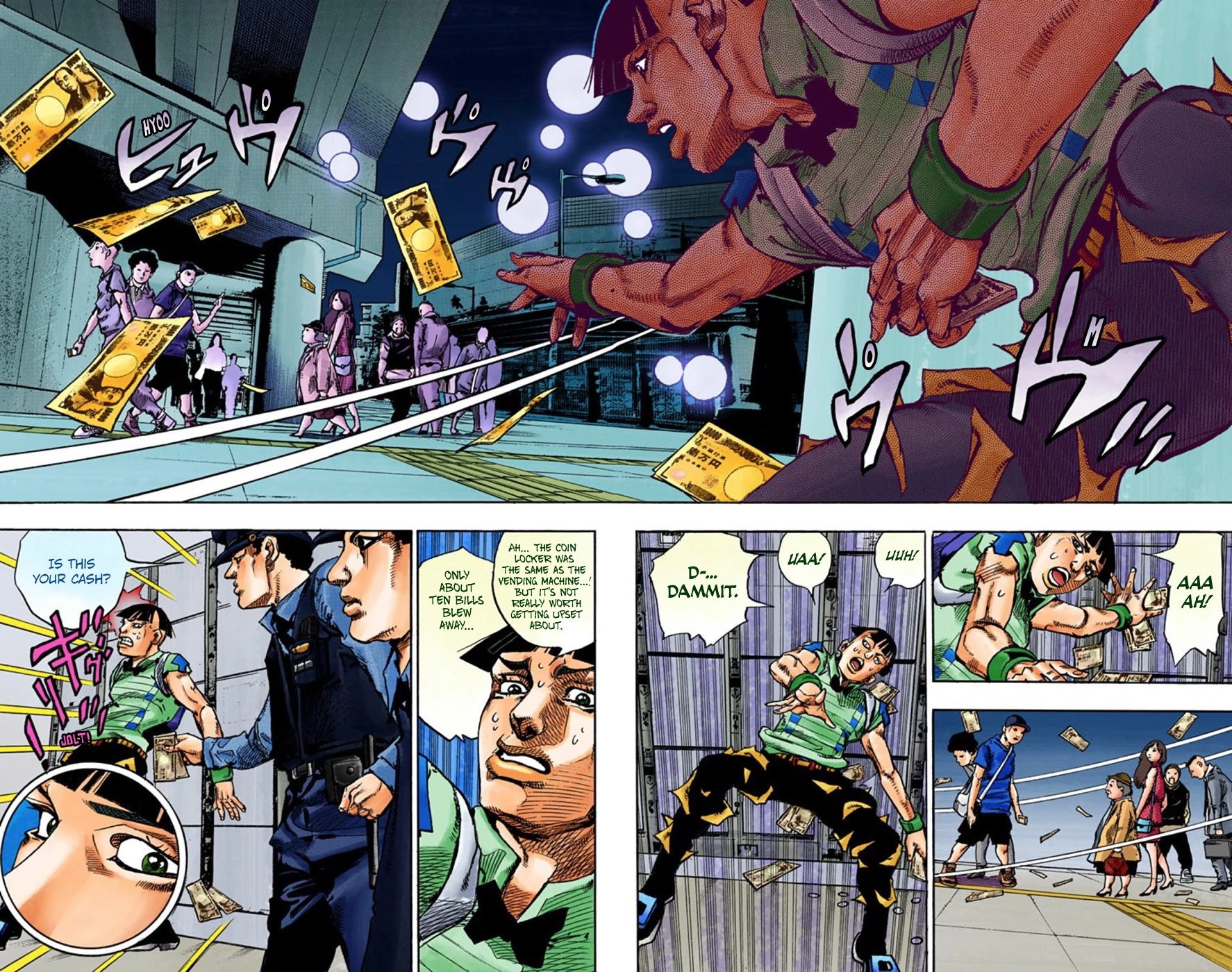 JoJo's Bizarre Adventure Part 8 - JoJolion (Official Colored) Chapter 57 page 16 - Chapter 57: Milagro Man Part 2
