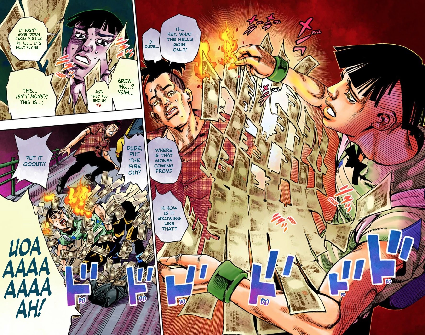 JoJo's Bizarre Adventure Part 8 - JoJolion (Official Colored) Chapter 57 page 25 - Chapter 57: Milagro Man Part 2