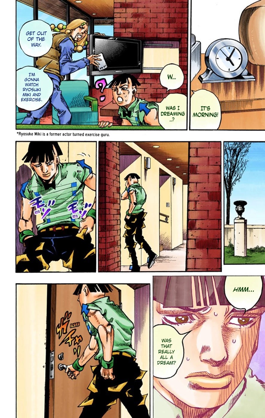 JoJo's Bizarre Adventure Part 8 - JoJolion (Official Colored) Chapter 57 page 27 - Chapter 57: Milagro Man Part 2
