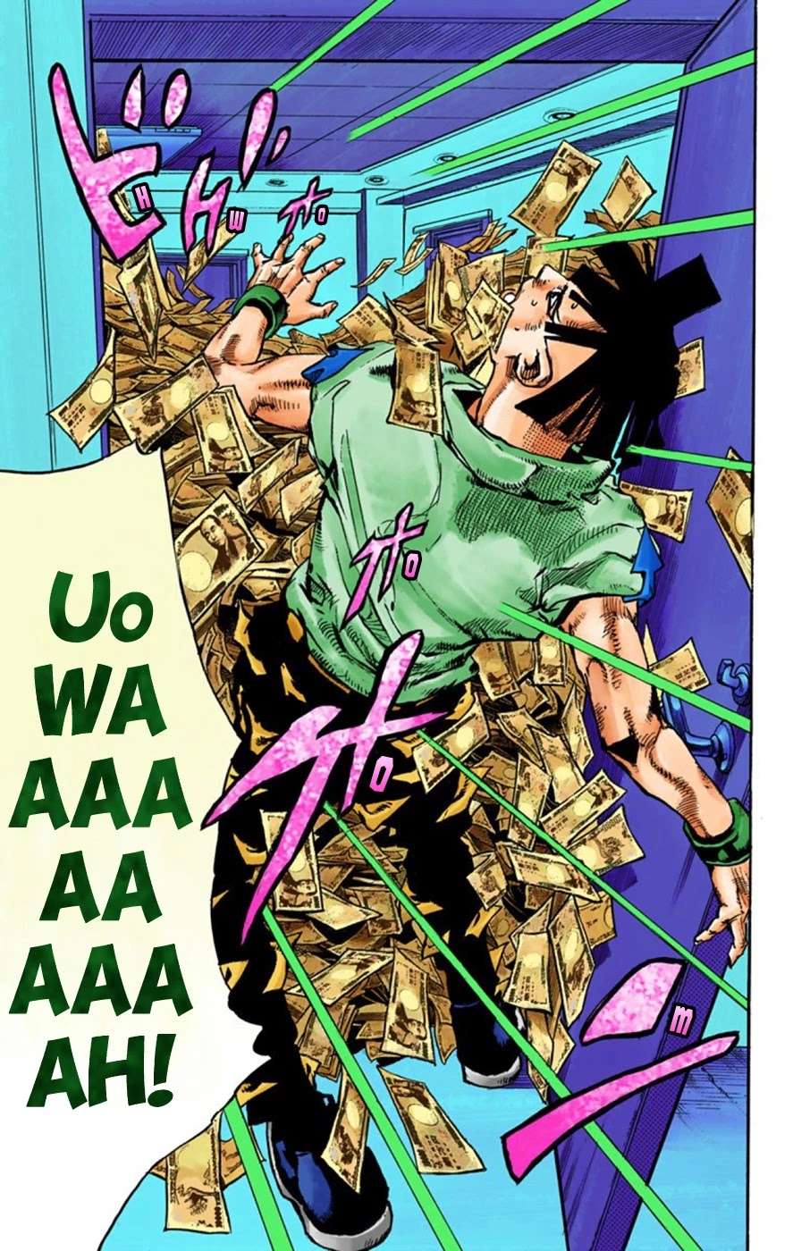 JoJo's Bizarre Adventure Part 8 - JoJolion (Official Colored) Chapter 57 page 28 - Chapter 57: Milagro Man Part 2