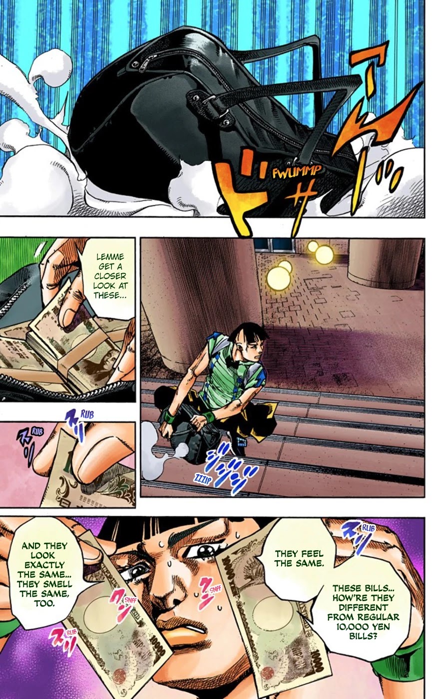 JoJo's Bizarre Adventure Part 8 - JoJolion (Official Colored) Chapter 57 page 5 - Chapter 57: Milagro Man Part 2