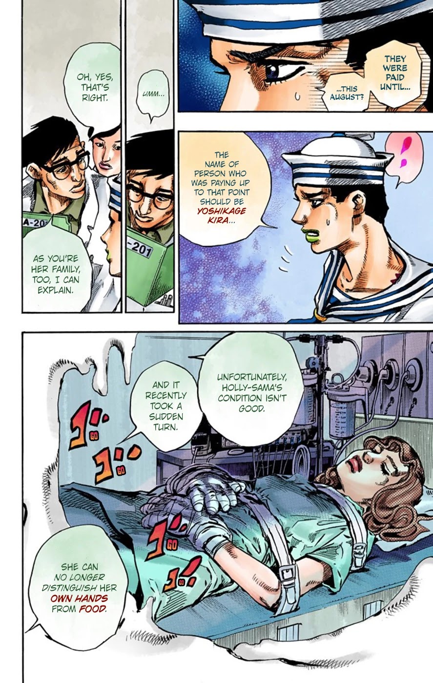 JoJo's Bizarre Adventure Part 8 - JoJolion (Official Colored) Chapter 58 page 10 - Chapter 58: Dawn at the Higashikata House