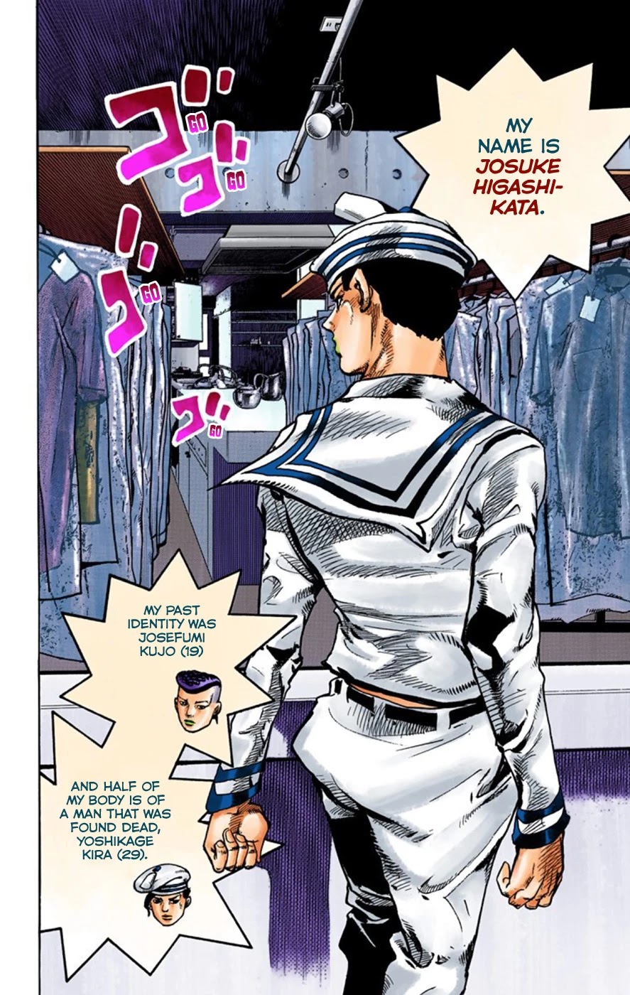 JoJo's Bizarre Adventure Part 8 - JoJolion (Official Colored) Chapter 58 page 2 - Chapter 58: Dawn at the Higashikata House