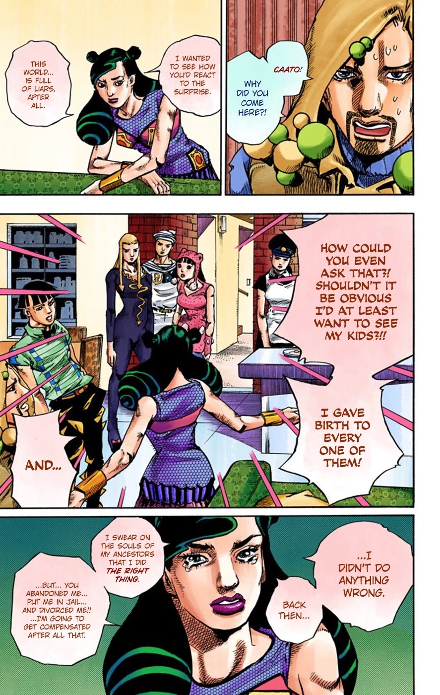 JoJo's Bizarre Adventure Part 8 - JoJolion (Official Colored) Chapter 58 page 29 - Chapter 58: Dawn at the Higashikata House