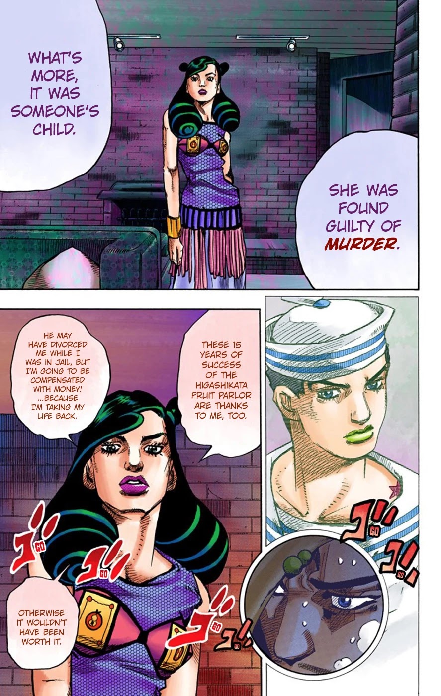 JoJo's Bizarre Adventure Part 8 - JoJolion (Official Colored) Chapter 58 page 31 - Chapter 58: Dawn at the Higashikata House