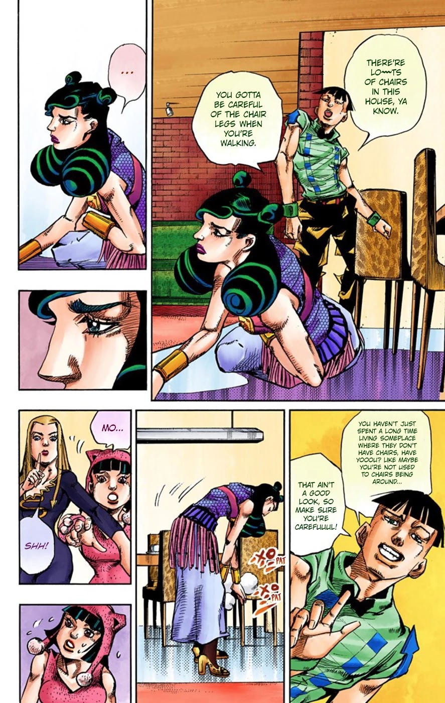 JoJo's Bizarre Adventure Part 8 - JoJolion (Official Colored) Chapter 58 page 34 - Chapter 58: Dawn at the Higashikata House