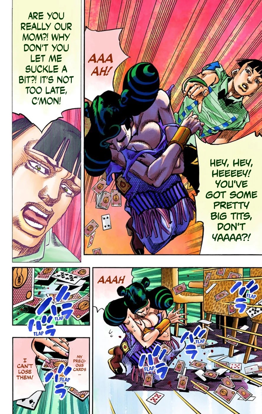 JoJo's Bizarre Adventure Part 8 - JoJolion (Official Colored) Chapter 58 page 36 - Chapter 58: Dawn at the Higashikata House