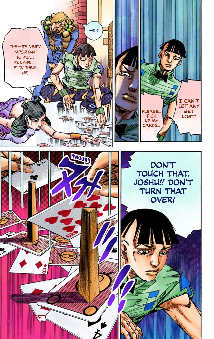JoJo's Bizarre Adventure Part 8 - JoJolion (Official Colored) Chapter 58 page 37 - Chapter 58: Dawn at the Higashikata House
