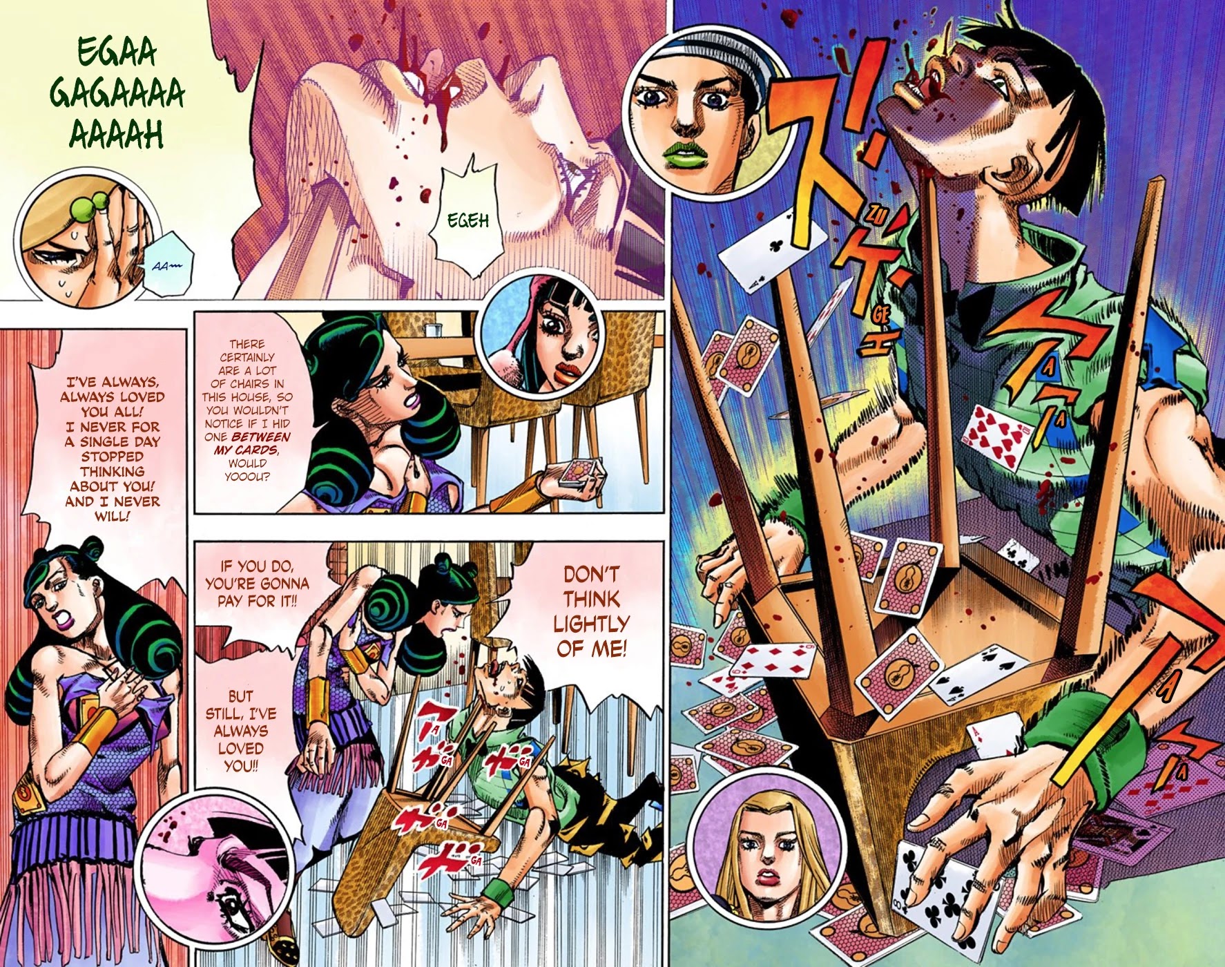 JoJo's Bizarre Adventure Part 8 - JoJolion (Official Colored) Chapter 58 page 38 - Chapter 58: Dawn at the Higashikata House