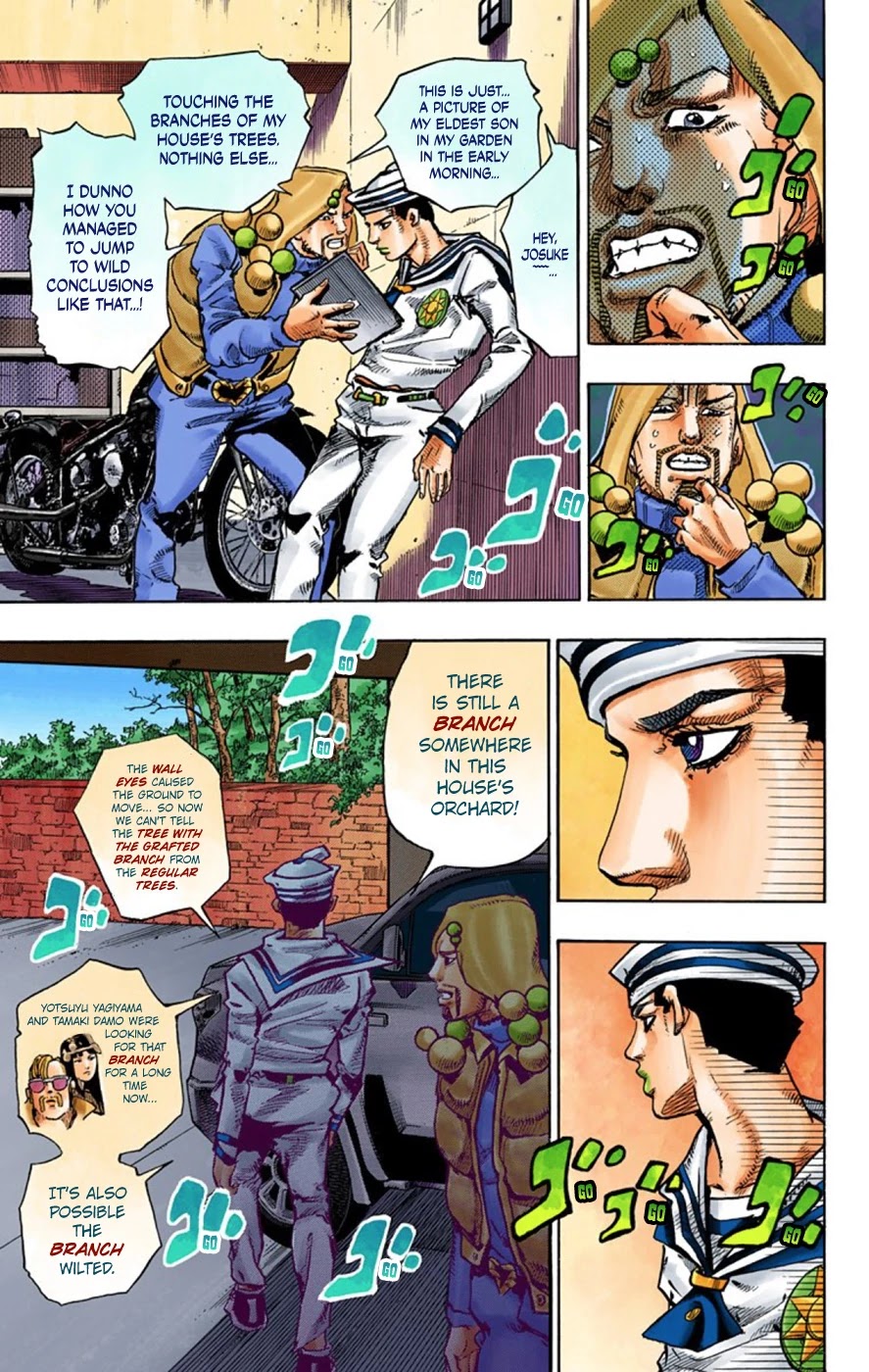 JoJo's Bizarre Adventure Part 8 - JoJolion (Official Colored) Chapter 59 page 19 - Chapter 59: Dolomité's Blue Lagoon Part 1