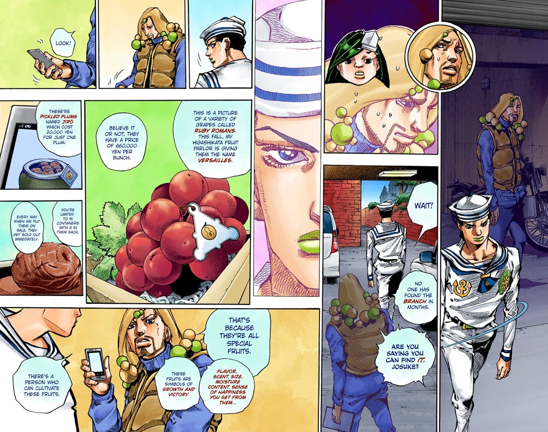 JoJo's Bizarre Adventure Part 8 - JoJolion (Official Colored) Chapter 59 page 22 - Chapter 59: Dolomité's Blue Lagoon Part 1