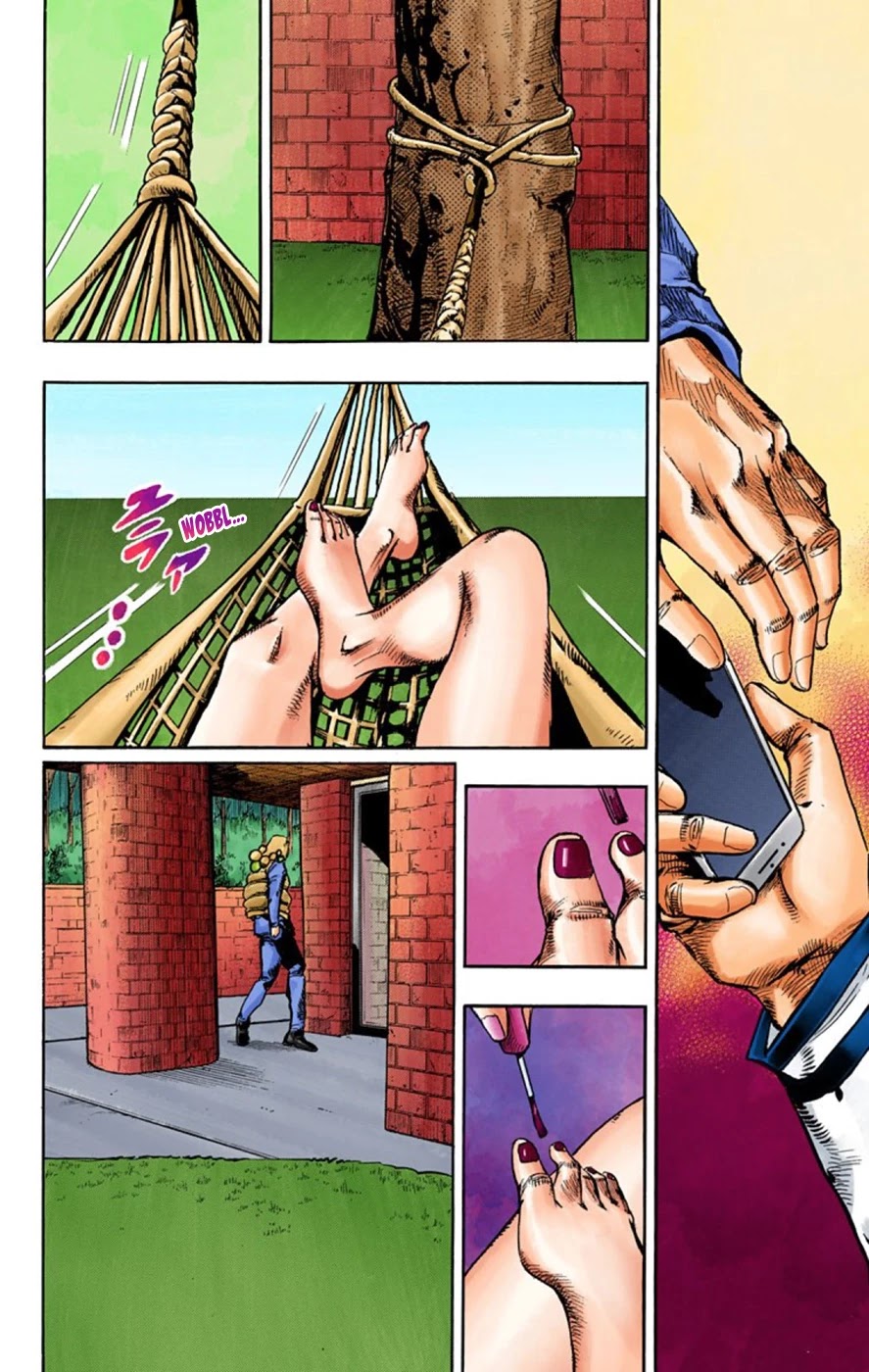 JoJo's Bizarre Adventure Part 8 - JoJolion (Official Colored) Chapter 59 page 25 - Chapter 59: Dolomité's Blue Lagoon Part 1