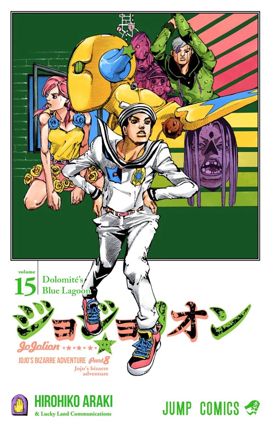 JoJo's Bizarre Adventure Part 8 - JoJolion (Official Colored) Chapter 59 page 3 - Chapter 59: Dolomité's Blue Lagoon Part 1