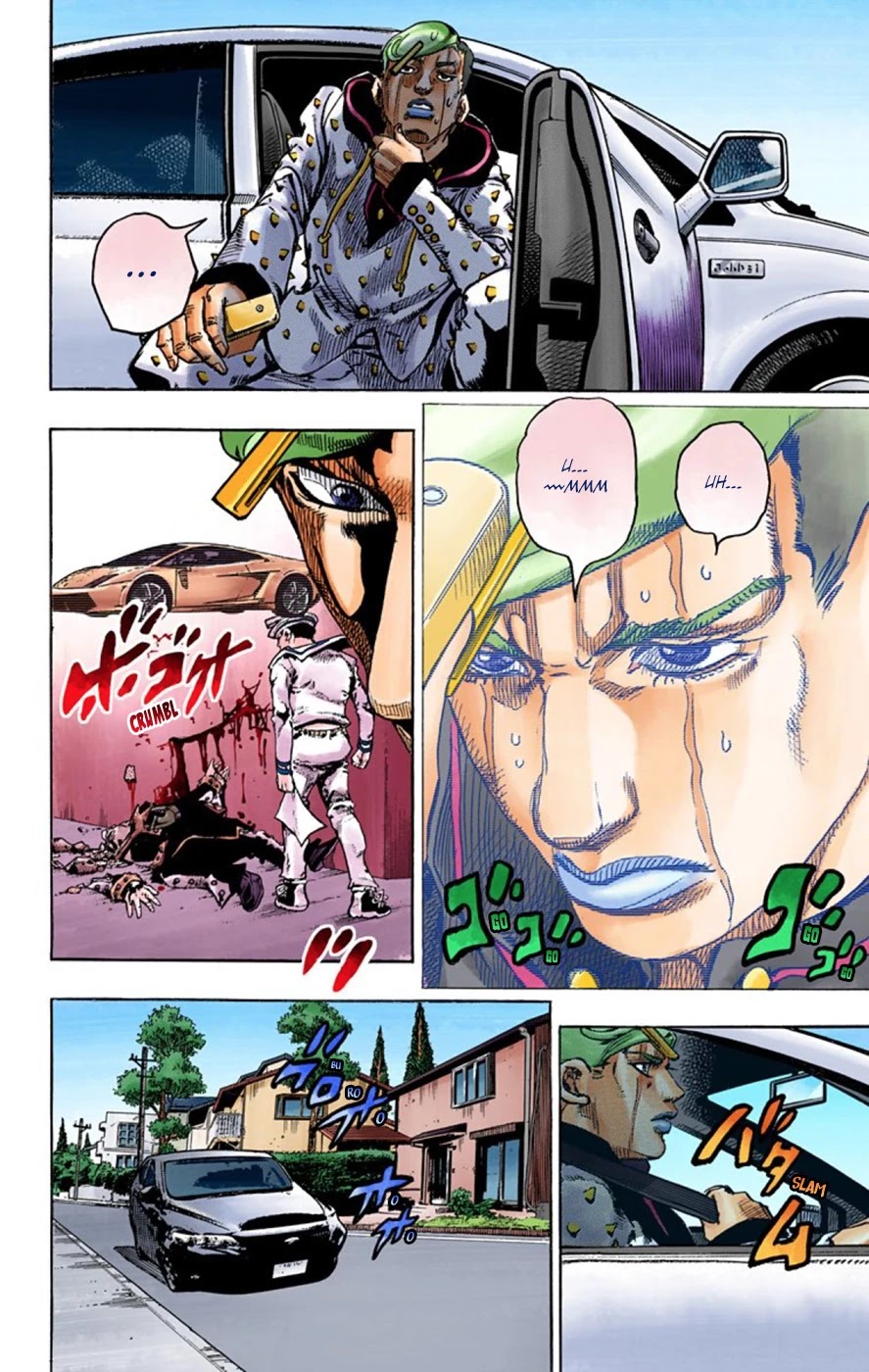 JoJo's Bizarre Adventure Part 8 - JoJolion (Official Colored) Chapter 59 page 31 - Chapter 59: Dolomité's Blue Lagoon Part 1
