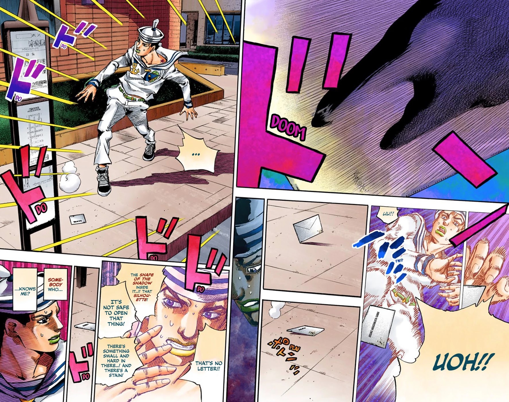 JoJo's Bizarre Adventure Part 8 - JoJolion (Official Colored) Chapter 59 page 43 - Chapter 59: Dolomité's Blue Lagoon Part 1