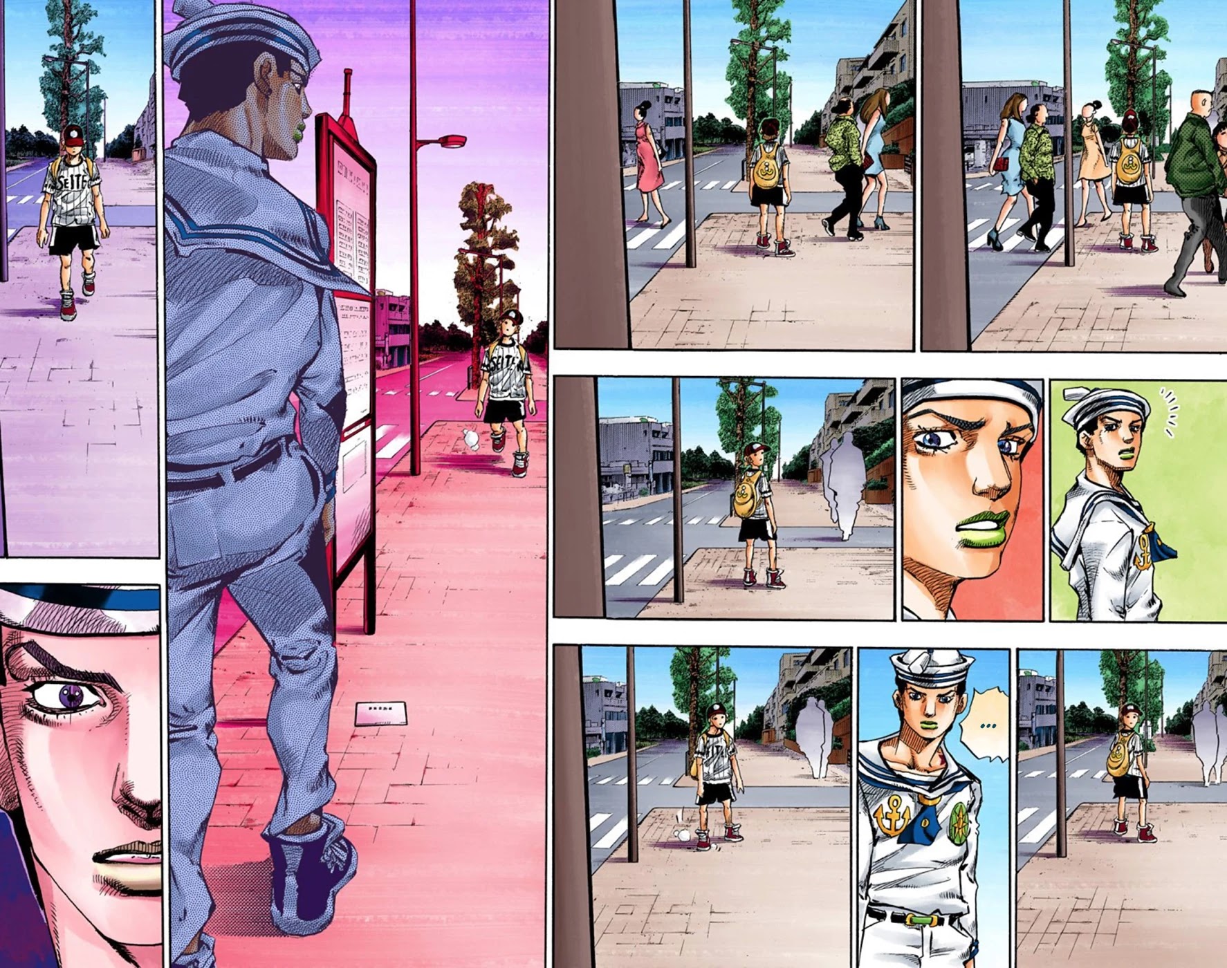 JoJo's Bizarre Adventure Part 8 - JoJolion (Official Colored) Chapter 59 page 44 - Chapter 59: Dolomité's Blue Lagoon Part 1