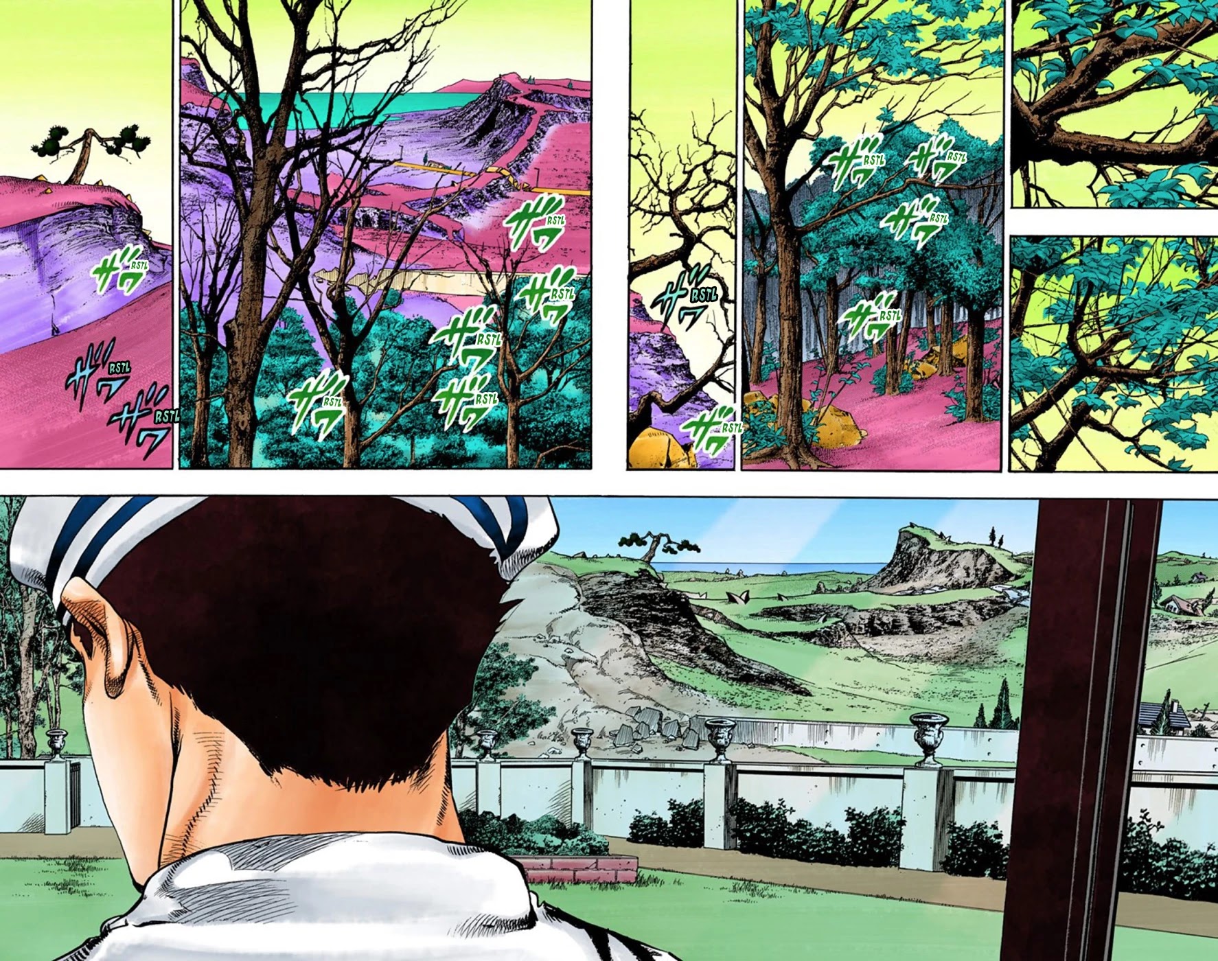 JoJo's Bizarre Adventure Part 8 - JoJolion (Official Colored) Chapter 59 page 8 - Chapter 59: Dolomité's Blue Lagoon Part 1