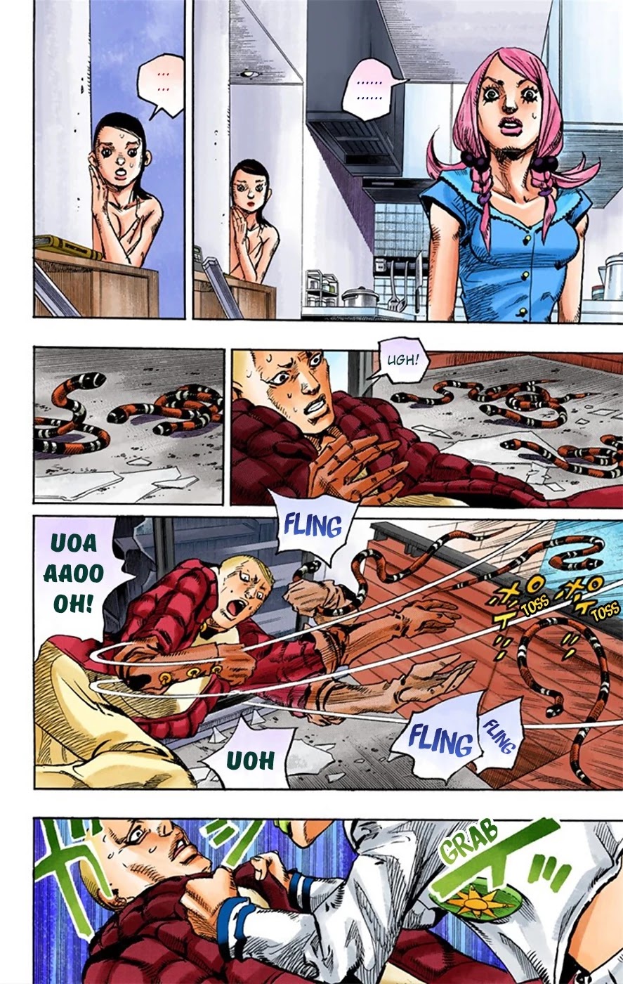 JoJo's Bizarre Adventure Part 8 - JoJolion (Official Colored) Chapter 6 page 10 - Chapter 6: Soft & Wet Part 5