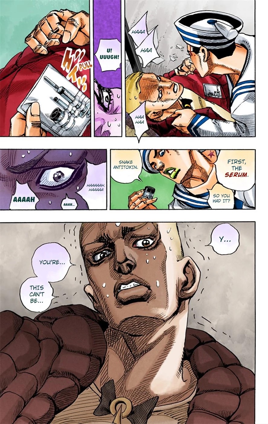 JoJo's Bizarre Adventure Part 8 - JoJolion (Official Colored) Chapter 6 page 11 - Chapter 6: Soft & Wet Part 5