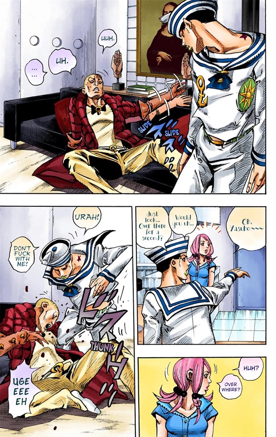 JoJo's Bizarre Adventure Part 8 - JoJolion (Official Colored) Chapter 6 page 13 - Chapter 6: Soft & Wet Part 5