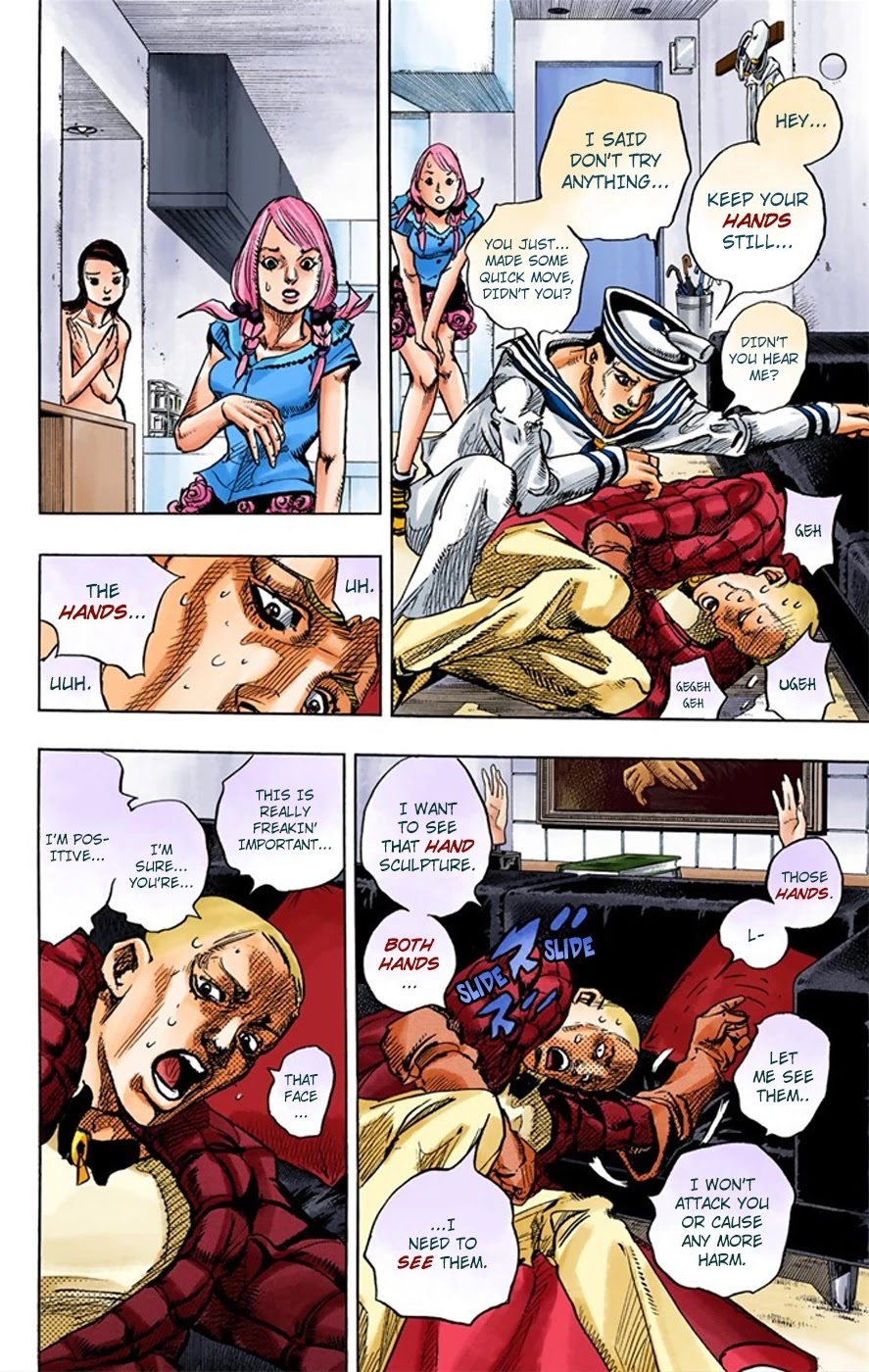 JoJo's Bizarre Adventure Part 8 - JoJolion (Official Colored) Chapter 6 page 14 - Chapter 6: Soft & Wet Part 5
