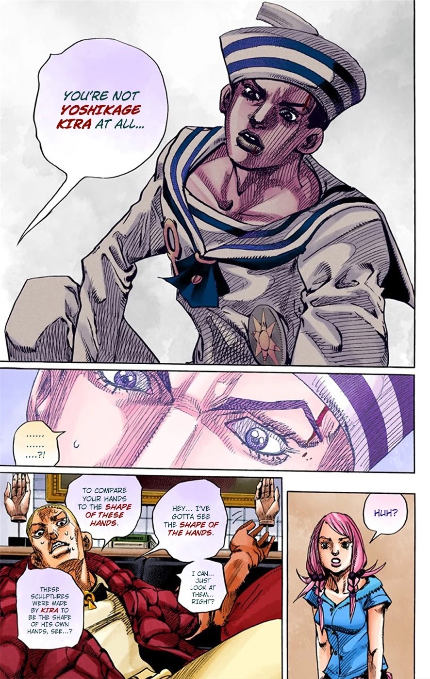 JoJo's Bizarre Adventure Part 8 - JoJolion (Official Colored) Chapter 6 page 15 - Chapter 6: Soft & Wet Part 5
