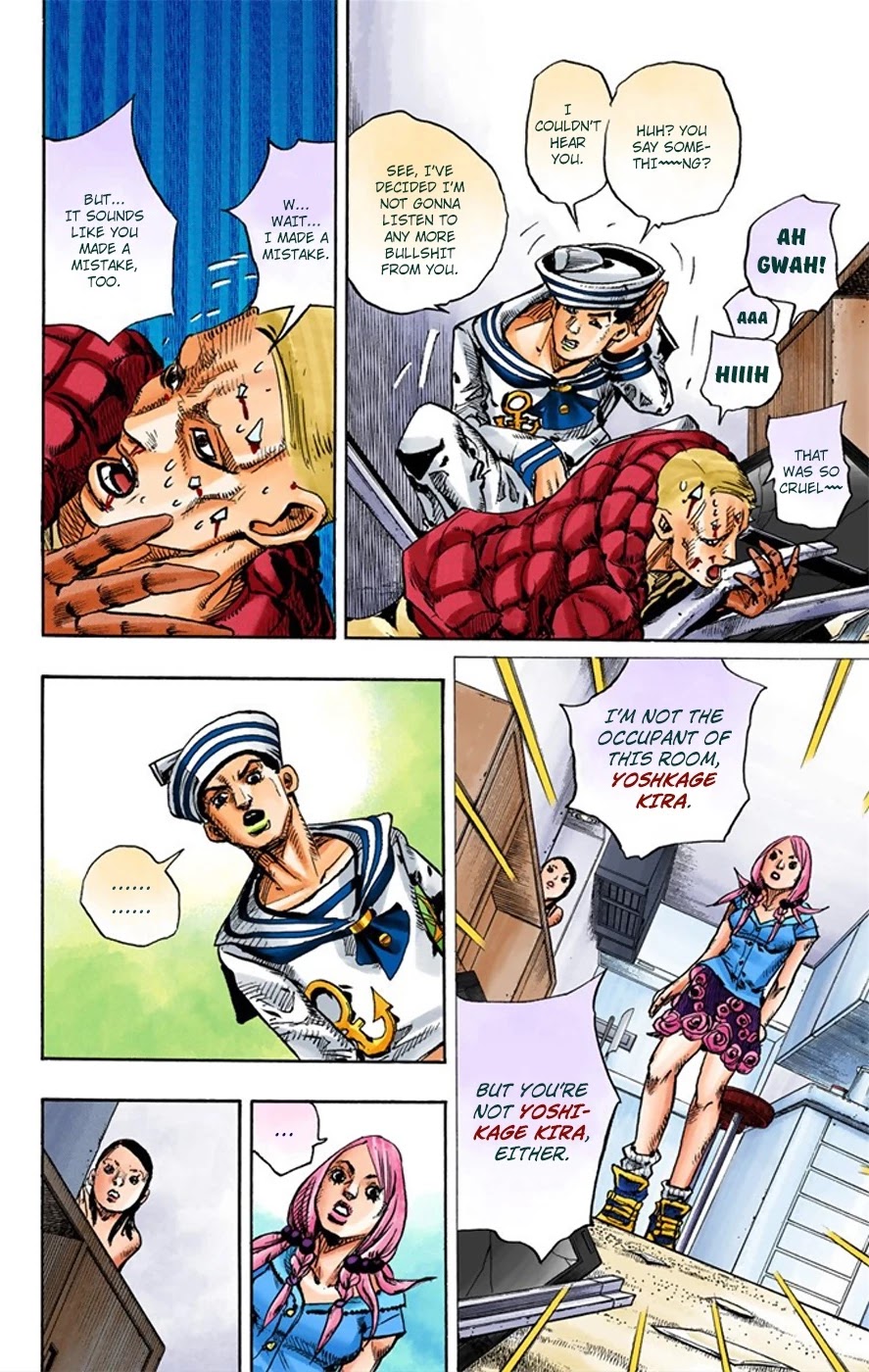 JoJo's Bizarre Adventure Part 8 - JoJolion (Official Colored) Chapter 6 page 18 - Chapter 6: Soft & Wet Part 5
