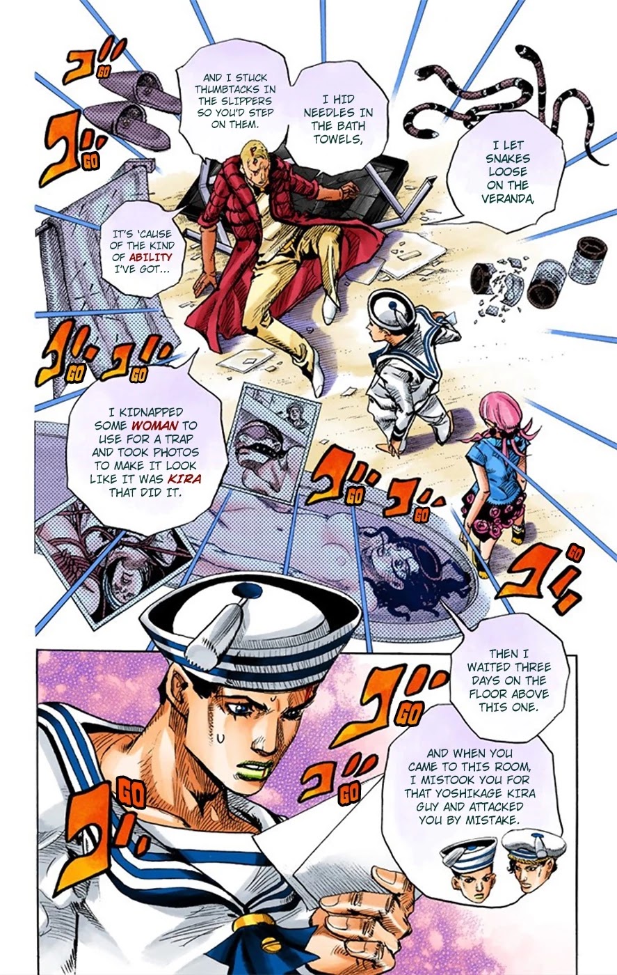 JoJo's Bizarre Adventure Part 8 - JoJolion (Official Colored) Chapter 6 page 22 - Chapter 6: Soft & Wet Part 5