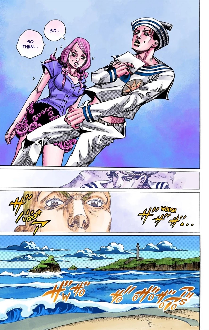 JoJo's Bizarre Adventure Part 8 - JoJolion (Official Colored) Chapter 6 page 25 - Chapter 6: Soft & Wet Part 5