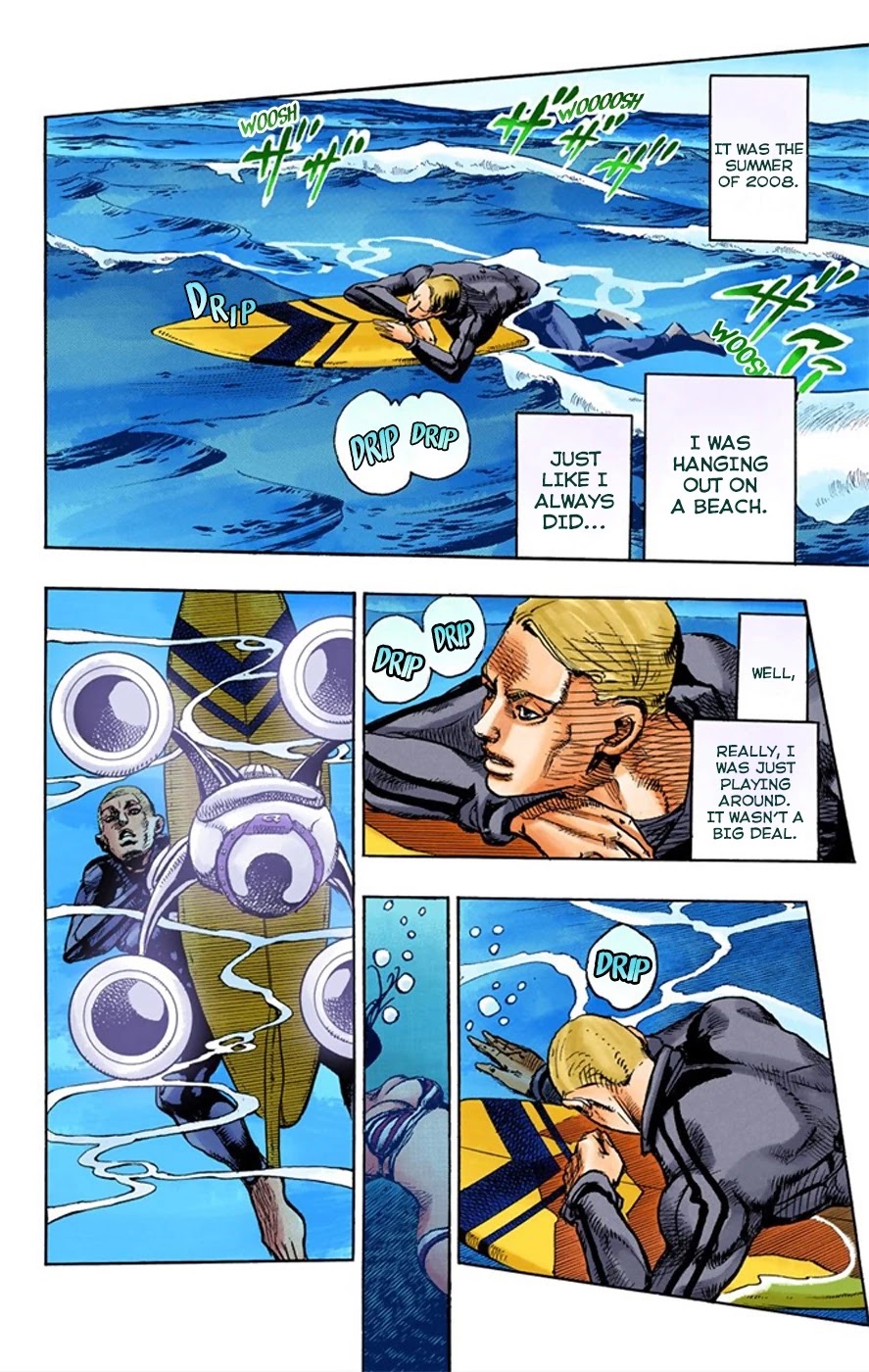 JoJo's Bizarre Adventure Part 8 - JoJolion (Official Colored) Chapter 6 page 26 - Chapter 6: Soft & Wet Part 5