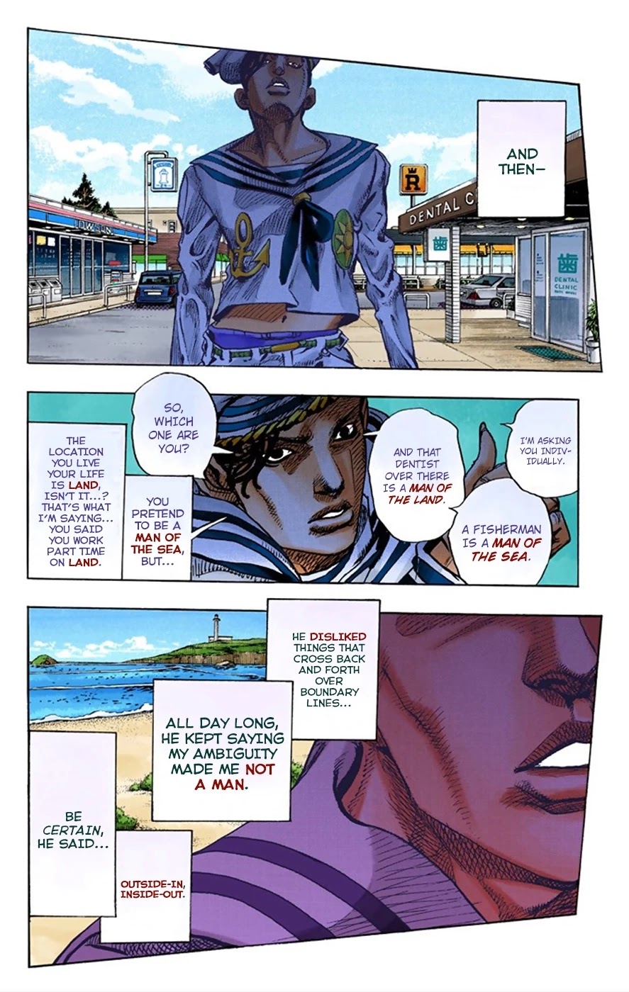 JoJo's Bizarre Adventure Part 8 - JoJolion (Official Colored) Chapter 6 page 30 - Chapter 6: Soft & Wet Part 5