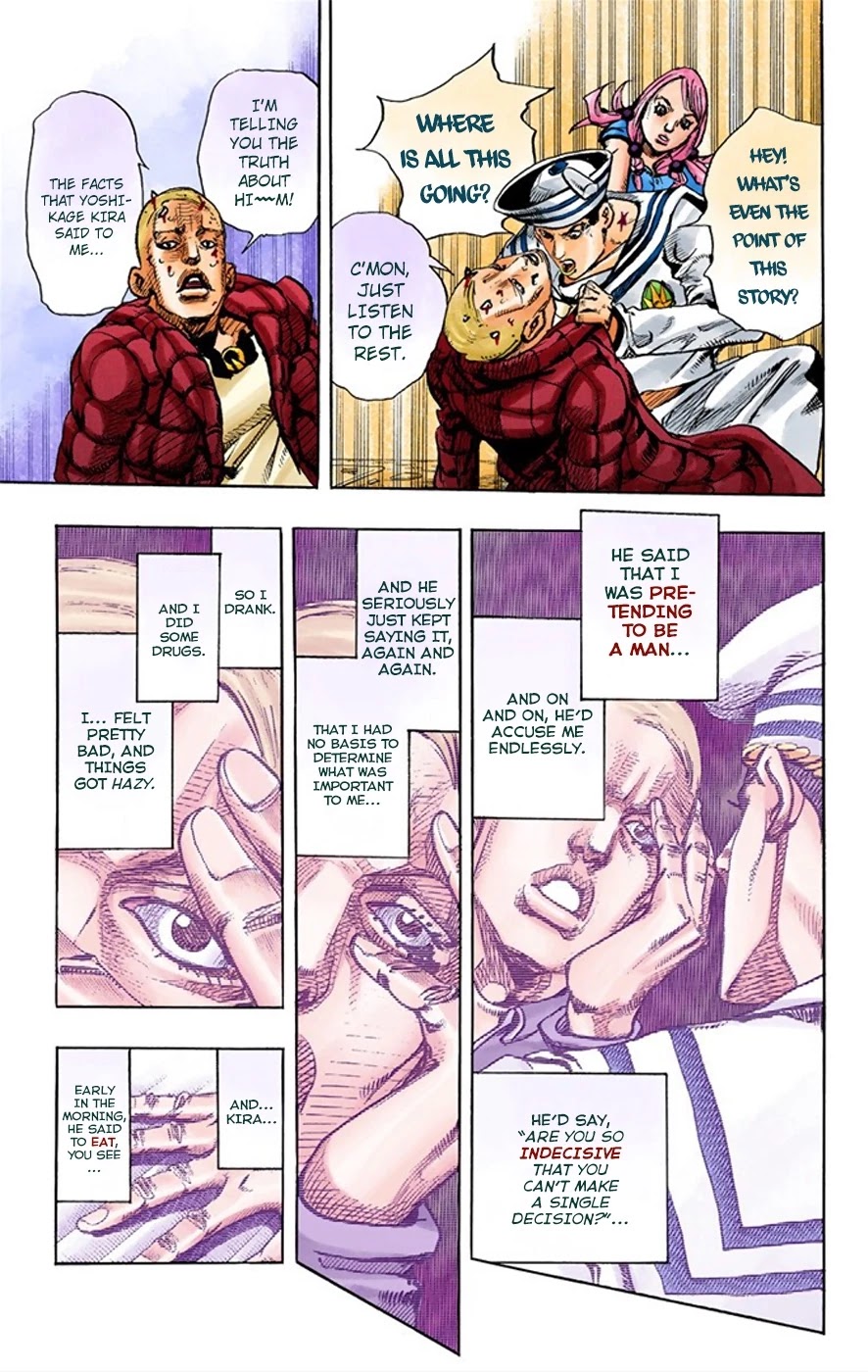 JoJo's Bizarre Adventure Part 8 - JoJolion (Official Colored) Chapter 6 page 31 - Chapter 6: Soft & Wet Part 5